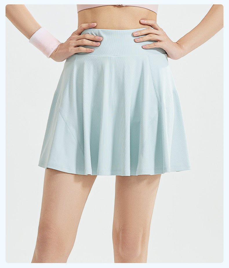 2 - in - 1 High - Waist Tennis Skirt | Breathable & Anti - Chafing Sports Skirt – Ceecile - Women's Activewear by Ceecile